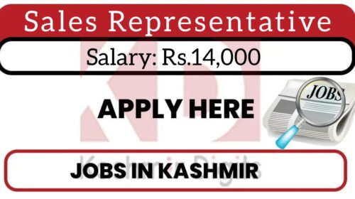 Sales Representative Recruitment 2022.Kashmirdigits