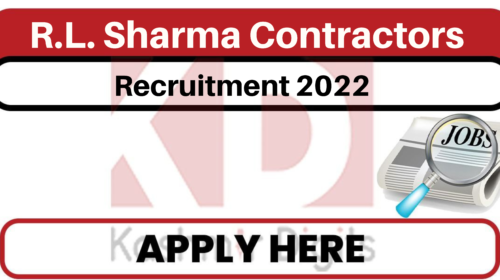 R.L. Sharma Contractors Recruitment 2022.Kashmirdigits