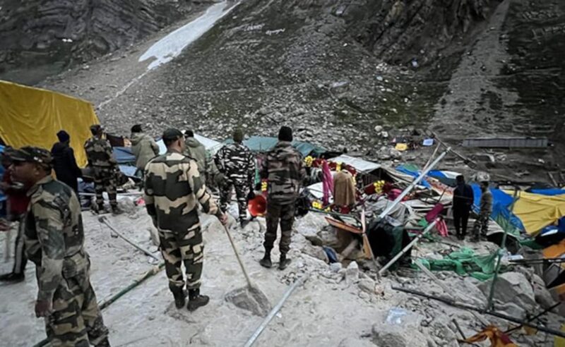 Amarnath Cloudburst: DHSK Cancels Leaves Of All Staff.￼