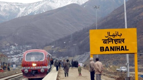 budgam-banihal railway track