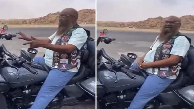 WATCH VIDEO: Former Imam of Mecca Grand Mosque On Harley Davidson Bike, Internet Split.