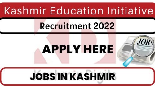 Kashmir Education Initiative (KEI) Jobs Recruitment 2022 kashmirdigits