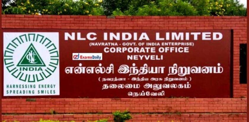 NLC India Apprentice Recruitment 2022, 481 Posts.