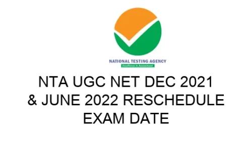 NTA UGC NET Dec 2021 & June 2022 Reschedule Exam Date Announced. kashmirdigits