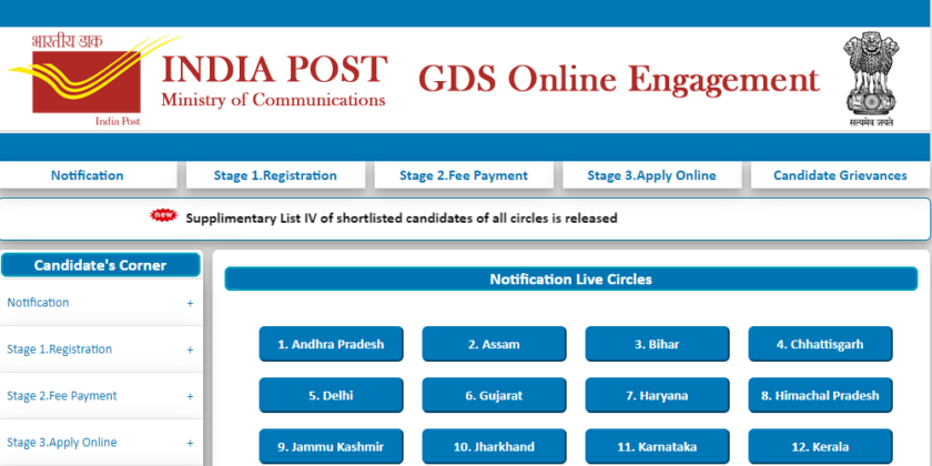 India Post Circle Jobs Recruitment 2022.