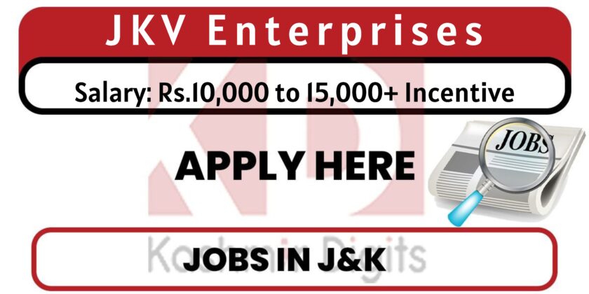 JKV Enterprises Job Recruitment 2022.