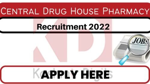 Central Drug House Pharmacy Job Recruitment 2022. Kashmirdigits