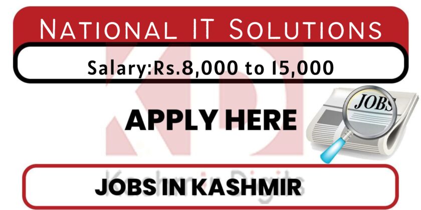 National IT Solutions Jobs Recruitment 2022.