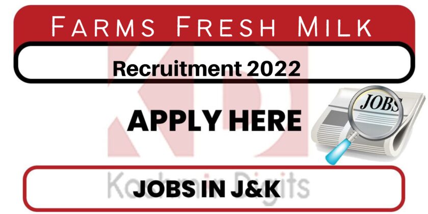 Farms Fresh Milk Job Recruitment 2022