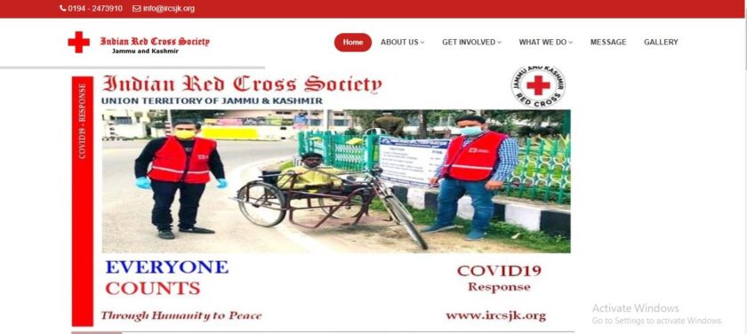 J&K Indian Red Cross Society Job Recruitment 2022