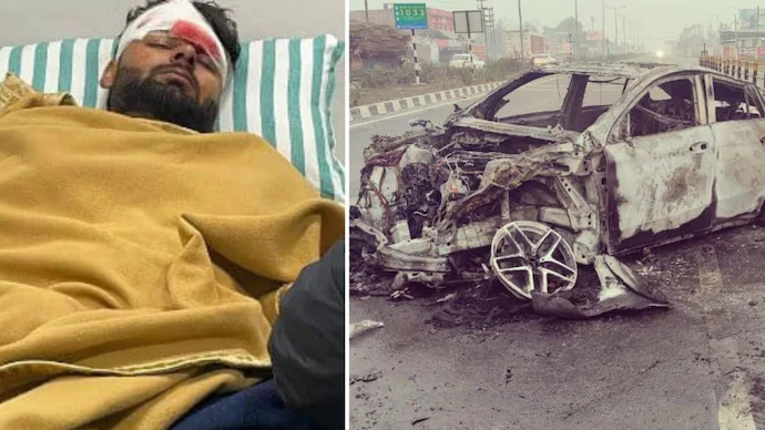 Indian Cricketer Rishabh Pant Injured Severely After Horrific Accident Near Roorkee