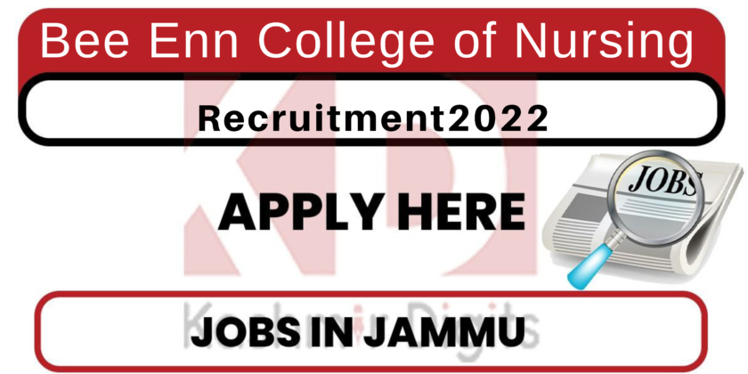 Bee Enn College of Nursing Jobs 2023.