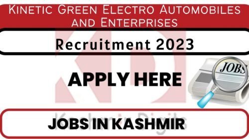 Kinetic Green Electro Automobiles and Enterprises Job Recruitment Srinagar kashmirdigits