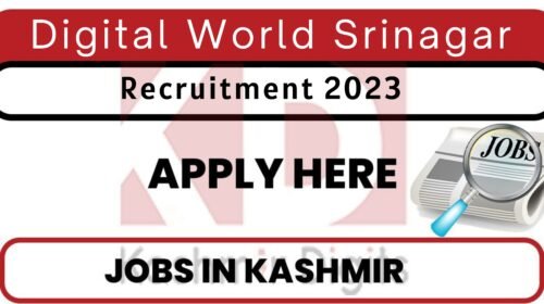 Digital World Srinagar Jobs Recruitment 2023 Kashmirdigits