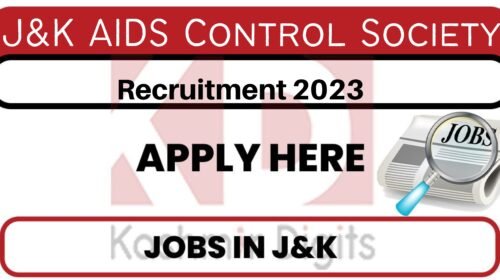 JK AIDS Control Society Jobs Recruitment 2023 Kashmirdigits