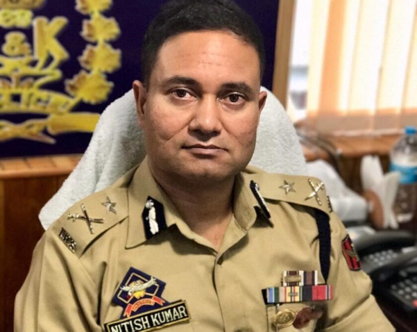 Nitish Kumar posted as IG CID, Mahendra Tiwari as IG Armed Jammu￼