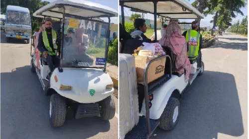 Srinagar Airport starts e-cart service for women passengers, senior citizens Kashmirdigits