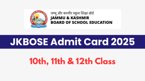 JKBOSE Admit Card 2025