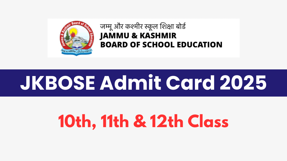 JKBOSE Admit Card 2025