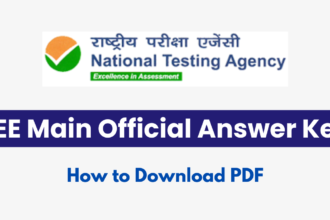 JEE Main Official Answer Key 2025