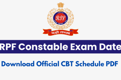 RPF Constable Exam Date 2025
