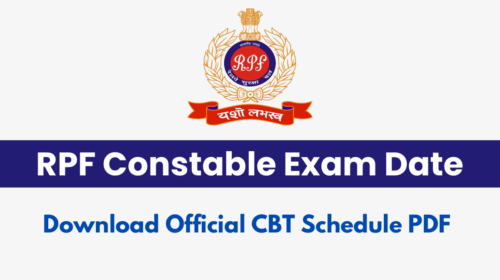 RPF Constable Exam Date 2025