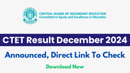 CTET Result December 2024