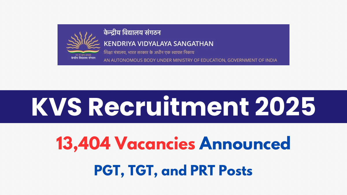 KVS Recruitment 2025