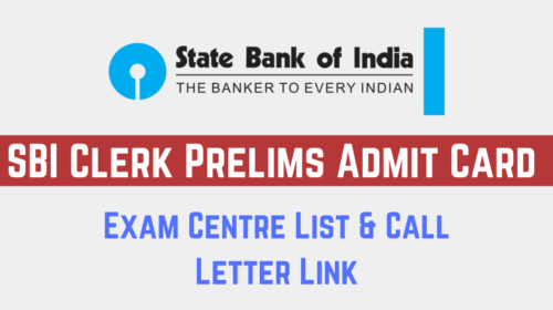 SBI Clerk Prelims Admit Card 2025