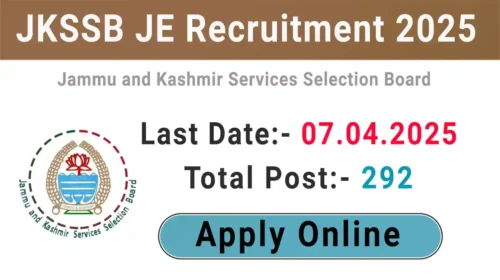 JKSSB JE Recruitment 2025