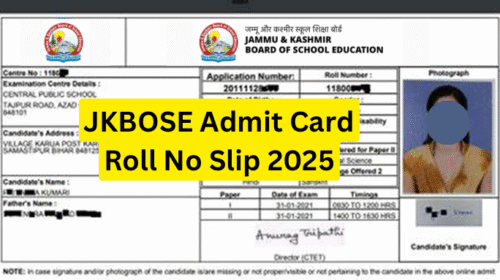 12th Admit Card 2025