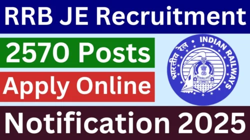RRB JE Recruitment 2025