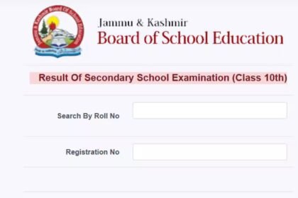 JKBOSE 10th Result 2025