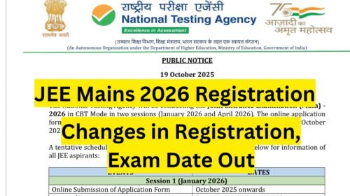JEE Mains 2026 Registration